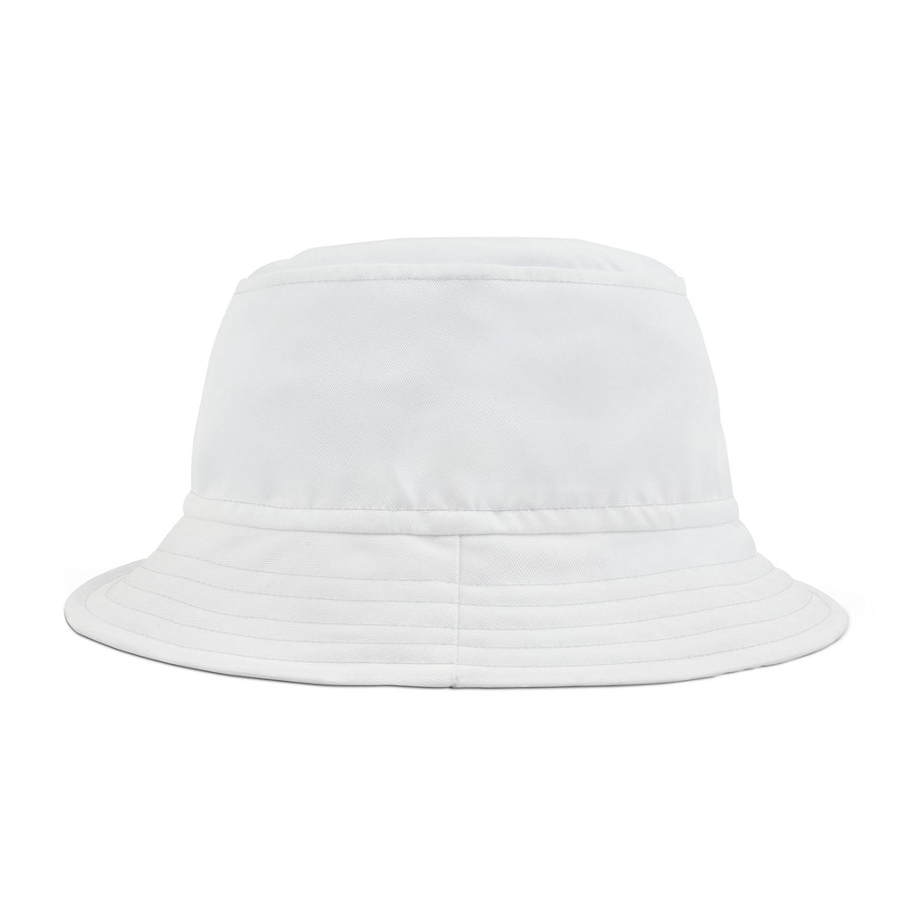 Stylish AOP Bucket Hat, Summer Accessory, Sun Protection Hat, Trendy Headwear, Casual Outdoor Hat, Gift for Beach Lovers