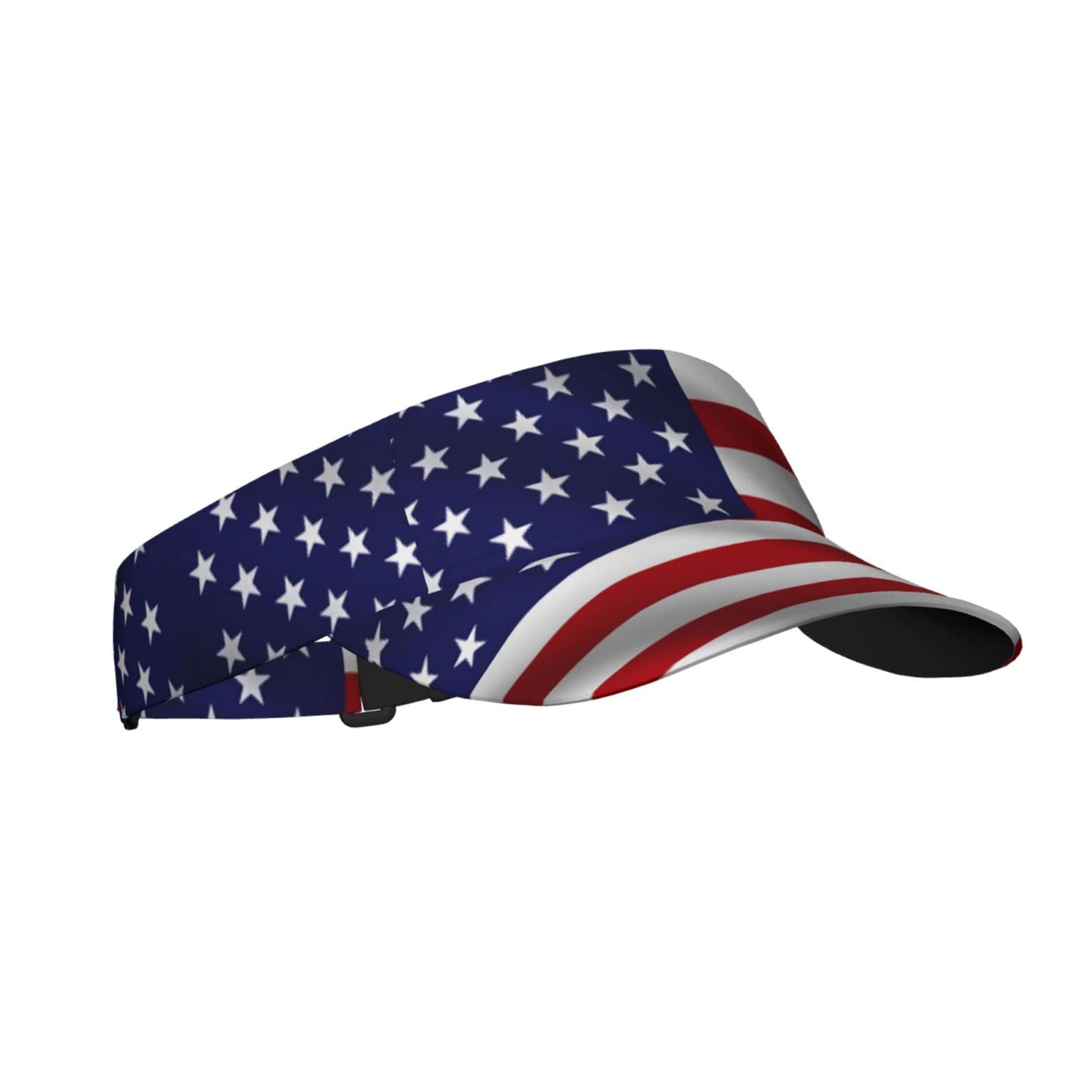Cute Funny USA Flag Hat Women Men Adjustable Flag Sport Sun Visor Hat Summer Fashion Sun Cap Beach Flag Hat