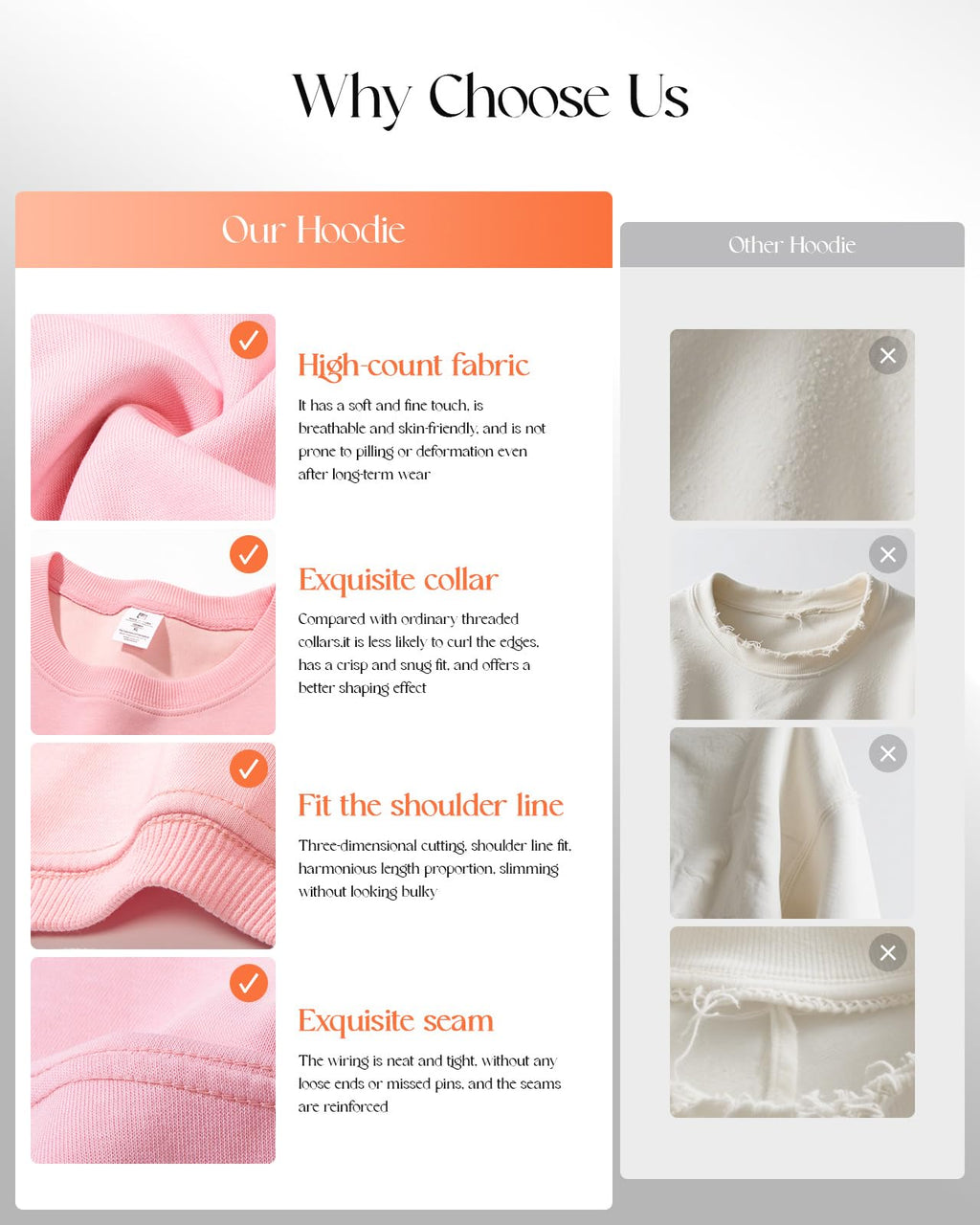 Custom Sweatshirt for Women Men,Custom Crewneck Sweatshirt Embroidered/Printed, Personalized Sweatshirts with Your Logo sweater white