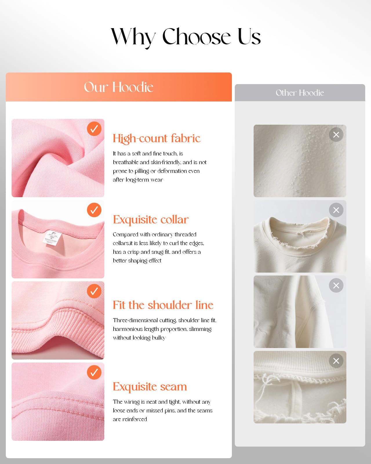 Custom Sweatshirt for Women Men,Custom Crewneck Sweatshirt Embroidered/Printed, Personalized Sweatshirts with Your Logo sweater white