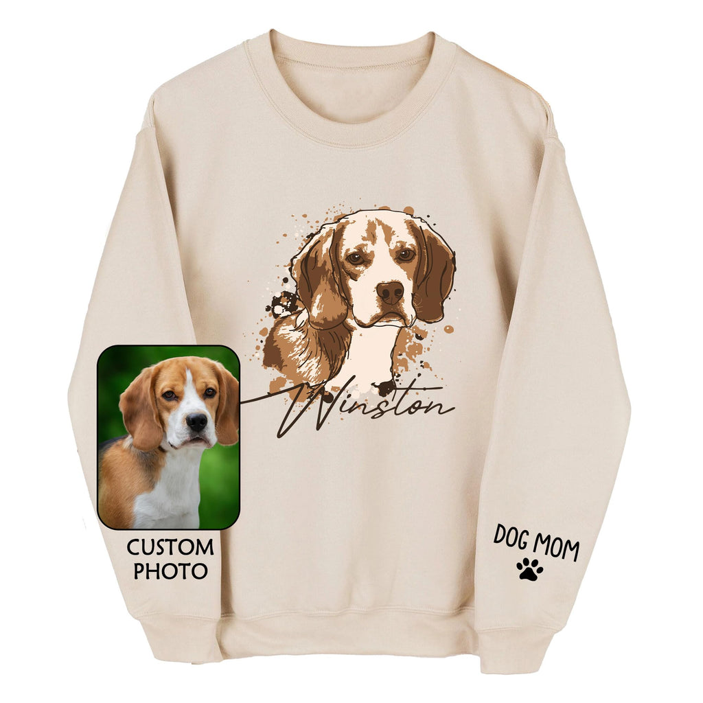 CHIARA CONTI11 Custom Shirt With Pet Picture, Lovely Dog Mom Sweatshirt Women, Dog Mom Shirts For Women, Mother's Day Hoodie 2