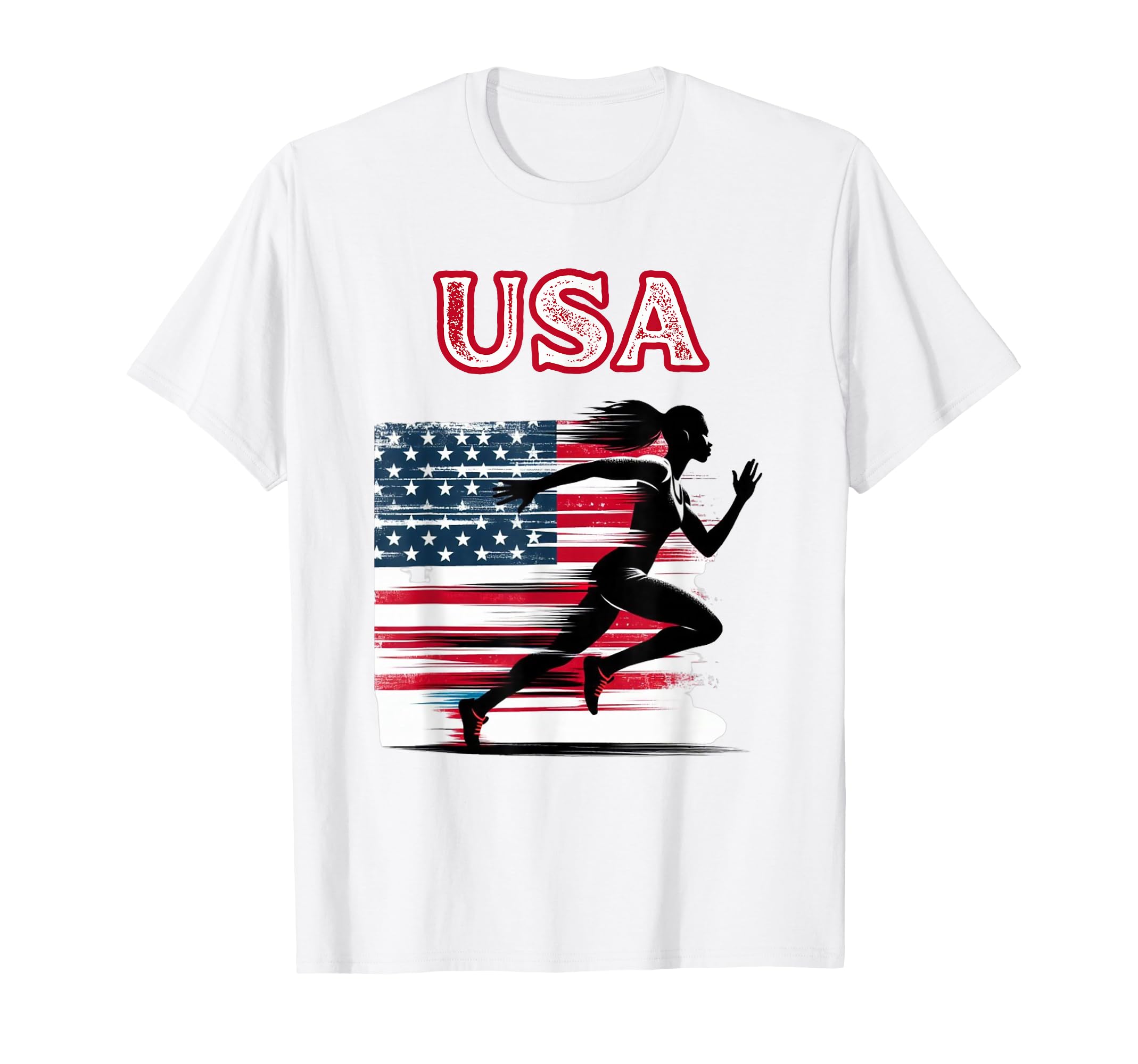 USA Track And Field Women Girls Accessories Apparel T-Shirt