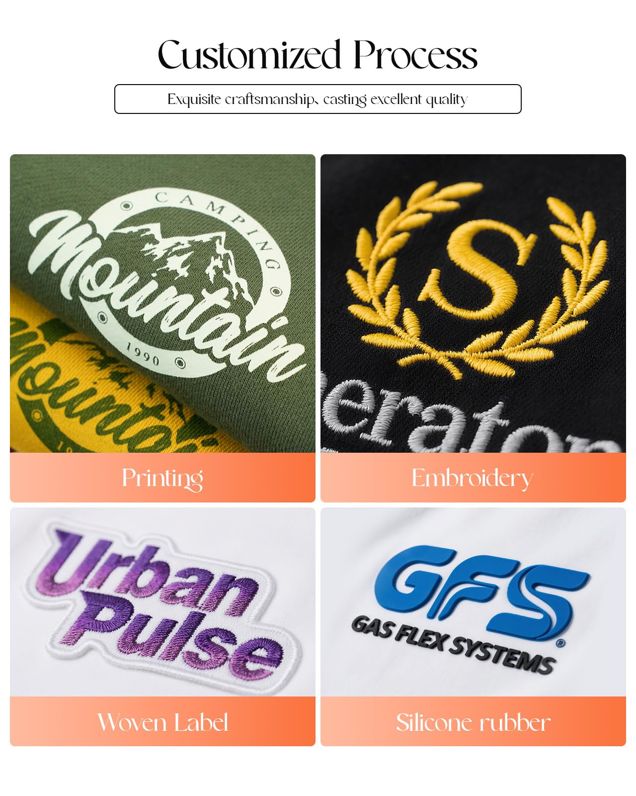 Custom Sweatshirt for Women Men,Custom Crewneck Sweatshirt Embroidered/Printed, Personalized Sweatshirts with Your Logo sweater white