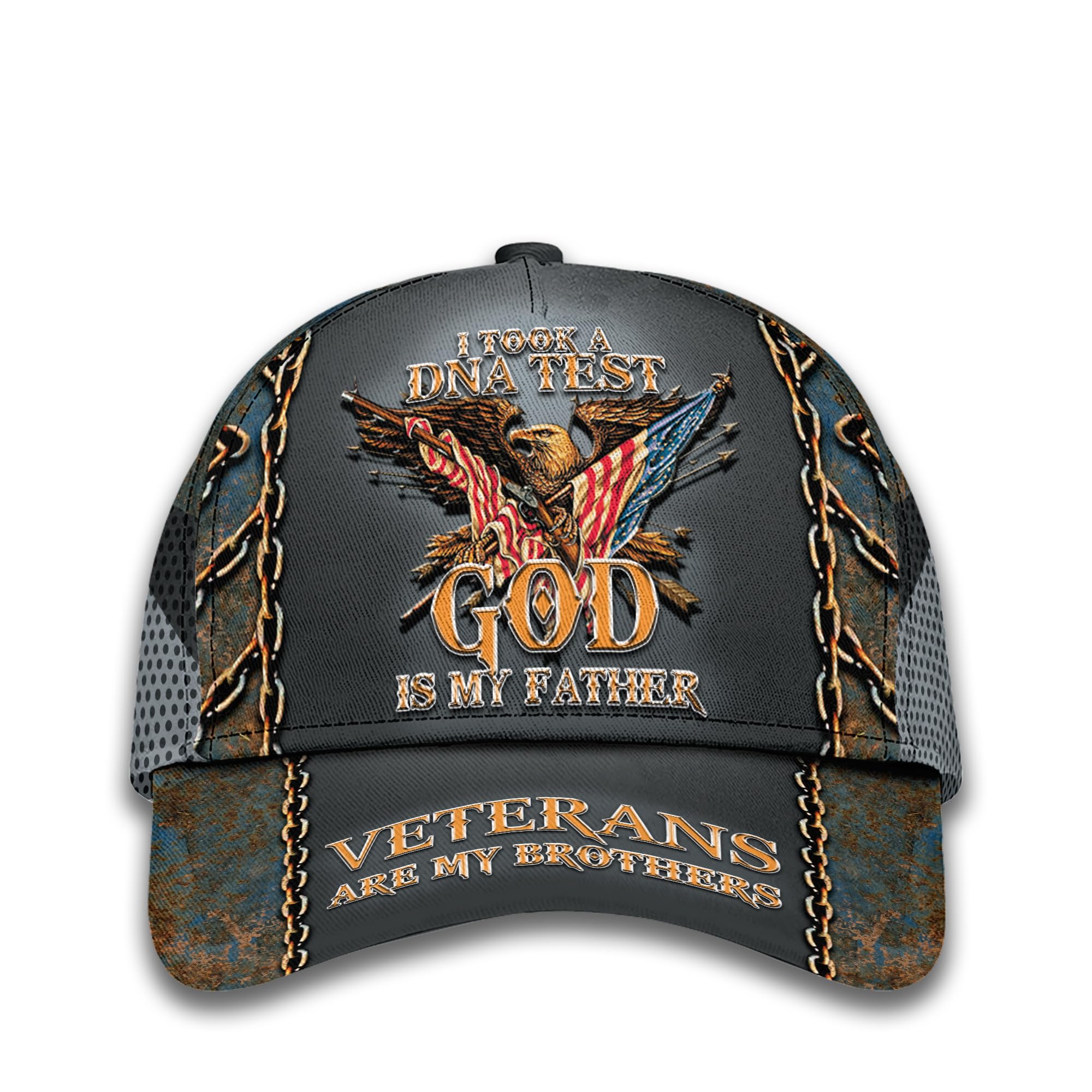 ROLOL Veterans Baseball Hat - Men's Cap with Eagle Pattern, Gift Idea for Veterans Day, Memorial Day
