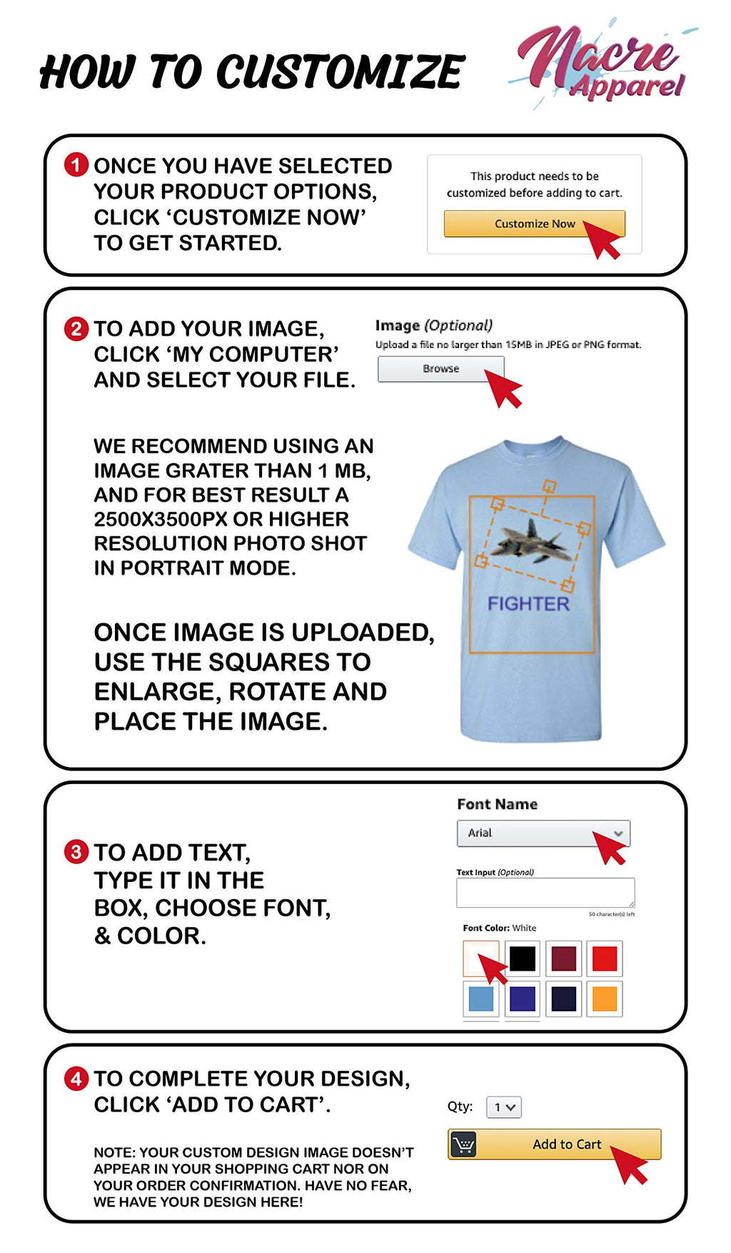 Custom T-Shirt for Men Women Add Your Text Image Photo Design Front Back Side Personalized Long Sleeve Shirt Athletic Heather