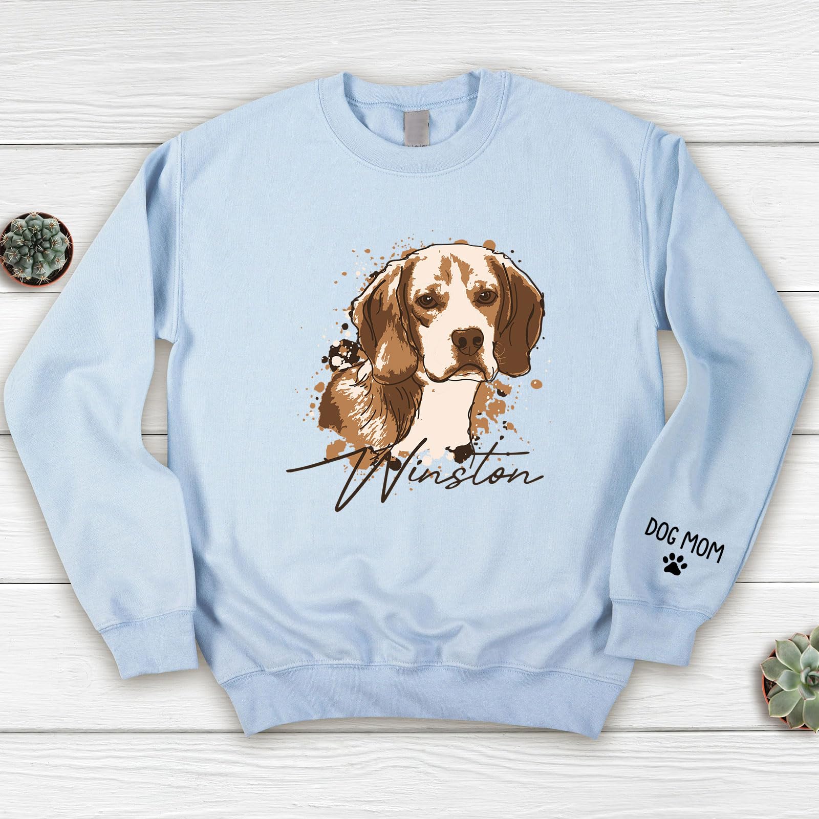 CHIARA CONTI11 Custom Shirt With Pet Picture, Lovely Dog Mom Sweatshirt Women, Dog Mom Shirts For Women, Mother's Day Hoodie 2