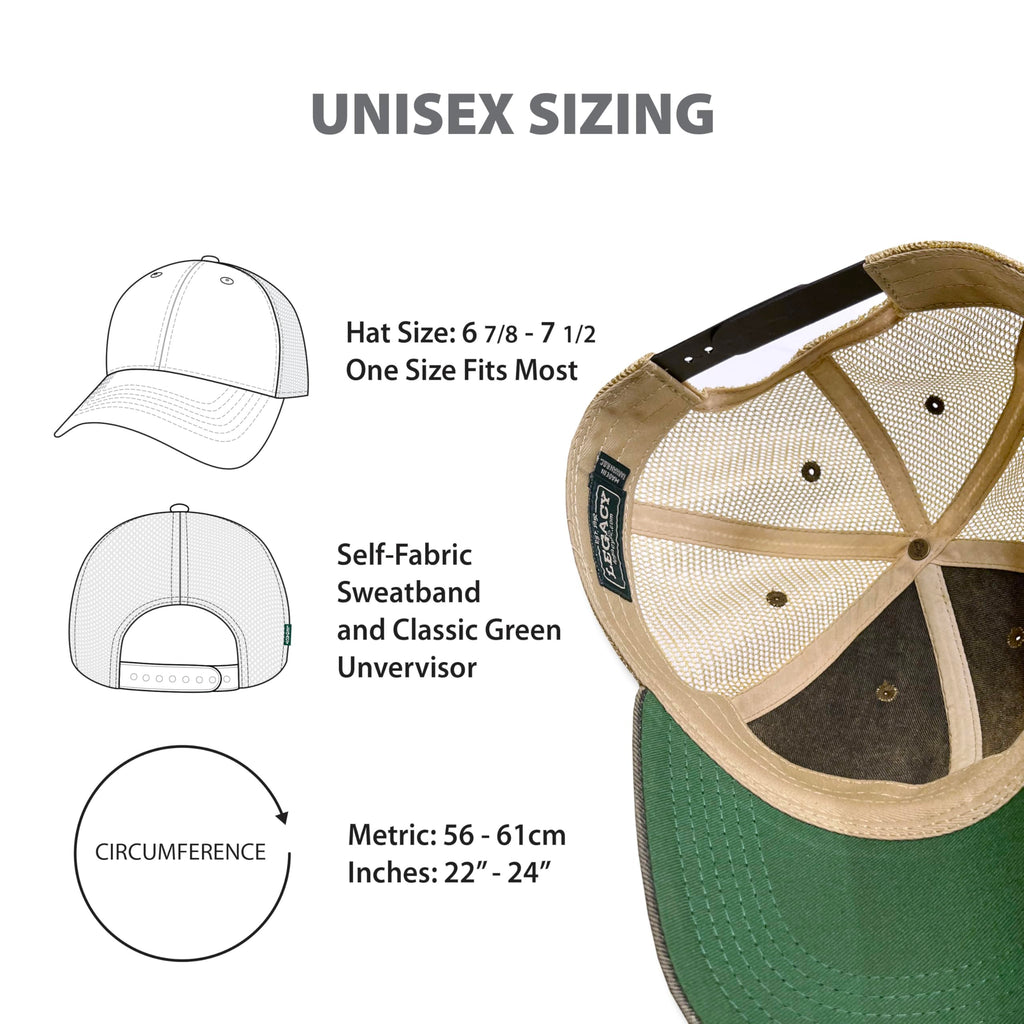 Legacy NCAA Officially Licensed Baseball Hat, South Carolina Gamecocks, Lightweight Cap for Men & Women, Old Favorite Trucker Adjustable (OFA), Burgundy Trucker, One Size Fits Most, Snapback Closure