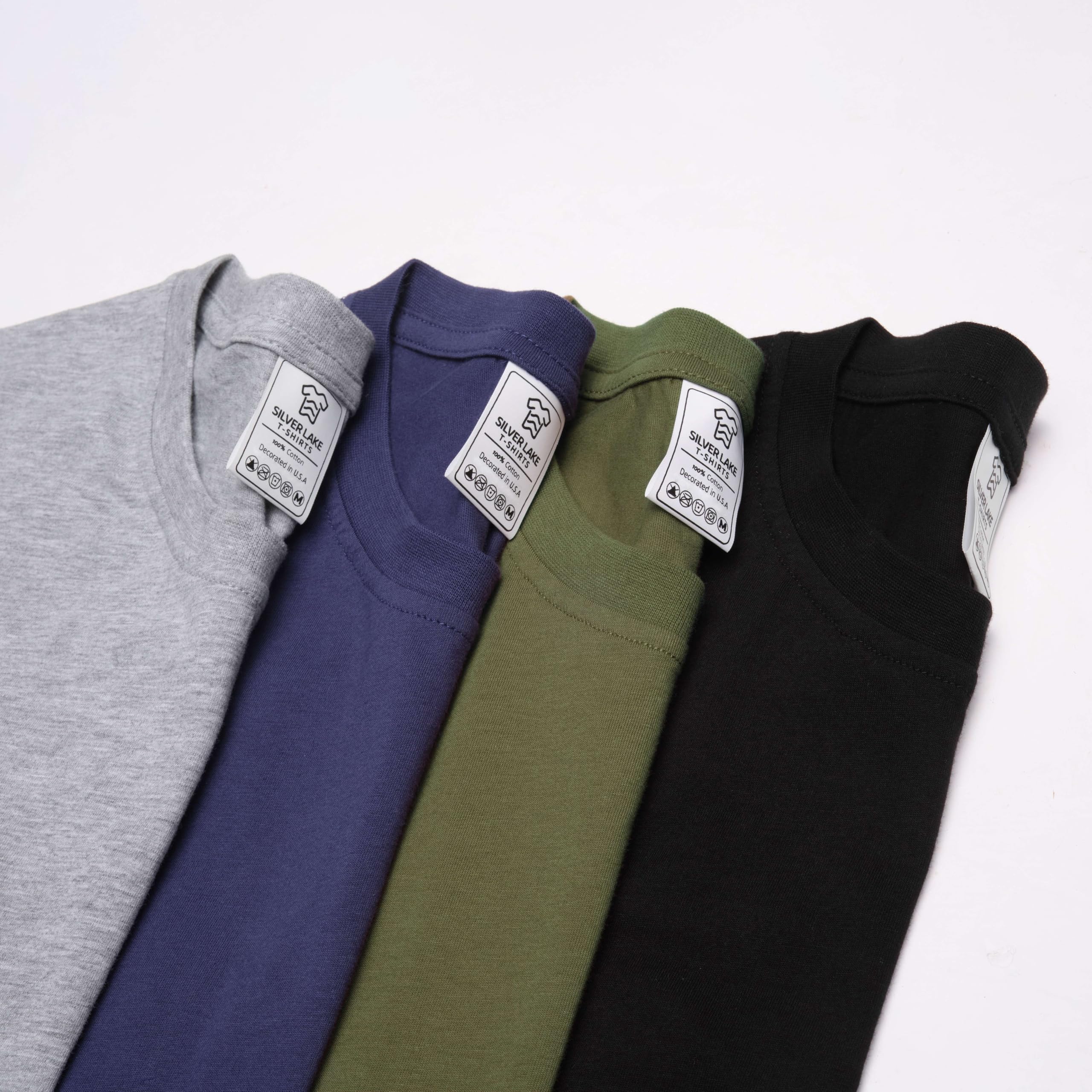 Add Your Text Custom T-Shirt Men's Customizable Tee Personlized Tshirt (Large Navy Blue)